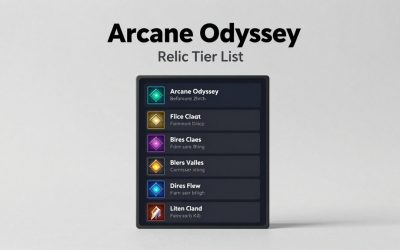 Arcane Odyssey Relic Tier List